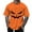 Orange, variant on T Shirts for Man Halloween Classic Funny Pumpkin Face Printed Short Sleeve Crew Neck Tees Party Casual Fall Season Loose Fit Comfortable Shirts for Men Black L