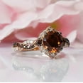 thumbnail image 2 of Dazzlingdaimonds Jewels 3.00 Ctw Round Cut Brown & White Diamond Wedding Anniversary Band Ring 14K Rose Gold Plated 925 Sterling Silver 925 Sterling Silver -9, 2 of 5