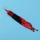 thumbnail image 3 of Pendientes colgantes de gota larga con trenzadas de mujer rojo, 3 of 8