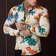 thumbnail image 1 of Las más nuevas camisas de flores holgadas y transpirables con estampado moderno y moderno camisetas de fiesta en la playa camisas de verano de manga larga para hombres blusas florales para hombres, 1 of 6