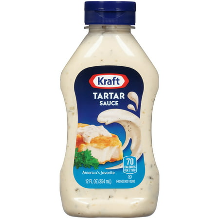 (3 Pack) Kraft Tartar Sauce, 12 fl oz Battle (Best Bottled Tartar Sauce)