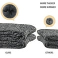 thumbnail image 3 of 5 Pairs Men's Wool Loop Socks, Winter Warm Thick Socks, Men's Outdoor Home Casual Socks fits all sizes 8-12, 3 of 9