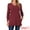 Wine Red, variant on DARING DIVA V Neck Long Sleeve Chunky Knit Pullover Sweater S Wine Red