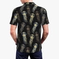 thumbnail image 3 of Balery Jellyfish Printed Men’s Short Sleeve Polo Shirt, Midweight Men's Shirt,Golf Polo shirts -3X-Large, 3 of 8