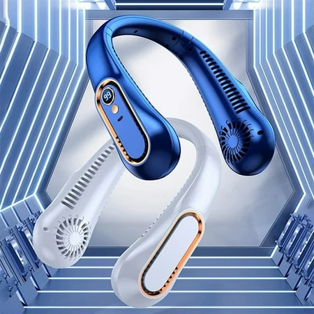 

Ultra Portable Bladeless Neck Fan with USB Charging - Perfect for Students Office Sports and Lazy Days Achieve ultimate comfort with this innovative and stylish neck fan. Designed for