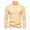 Beige, variant on Men's Turtle Neck Shirts High Neck Mock Neck T Shirts Long Sleeve Slim Fit Sweater Casual Thermal Pullover