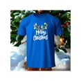 thumbnail image 1 of Playera Con Estampado De Merry Christmas Con Cuernos De Reno Color Azul Talla Grande Marca Emil SaEs, 1 of 4