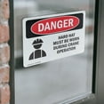 thumbnail image 4 of (2 Pack) Hard Hat Worn During Crane Operation OSHA Danger Sign, 4 of 7