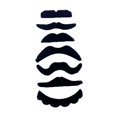 thumbnail image 3 of 7 piezas de bigotes falsos pegajosos en barbas falsas para presentaciones en el escenario de carnaval, 3 of 10