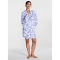 thumbnail image 3 of Joyspun Women's Dreamy Soft Collection Notch Collar Sleepshirt with Long Sleeves, Sizes XS-3X, 3 of 6