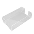 thumbnail image 1 of Paper Hand Towel Tray, Modern 9.5x5.5x2.5in Easy Access Clear Napkin Storage Holder Acrylic  For Dining, 1 of 8