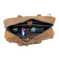 thumbnail image 3 of Vagarant Traveler Cowhide Leather Duffle Gym Travel Tote L27.CB, 3 of 3