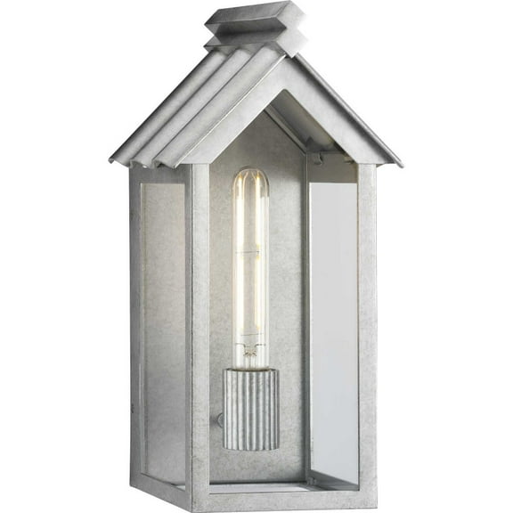 POINT DUME® Dunemere Galvanized Finish Outdoor Wall Lantern with DURASHIELD