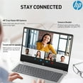 thumbnail image 4 of HP 15.6" Chromebook Laptop for College Students,Intel Processor N200,8GB LPDDR5 RAM,320GB Storage(64GB eMMC + 256GB Micro SD),Chrome OS,Natural Silver, 4 of 5