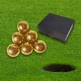 thumbnail image 2 of Coleccionable del recuerdo del premio 42,67m m de las bolas del regalo del golf de las pelotas de golf del oro de la capa doble Cantidad 6, 2 of 8