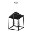 thumbnail image 3 of Trade Winds Gianna 4-Light Pendant in Matte Black with Polished Nickel, 3 of 6