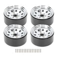 thumbnail image 1 of RC Moyeu de Roue, Stabilité RC Beadlock Roue Moyeu Fer Réutilisable 4PCS pour le Remplacement Noir, Blanc, Argent, Couleur Ti, 1 of 8