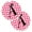 Pink & Black, variant on Set of 2 Cup Holder Car Coasters