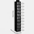 thumbnail image 4 of Hat Rack 10 Shelf Hat Rack Organizer for Baseball Caps Display Rack Closet Hanging Hat Organizer with Dust Cover Cap Holder Hat Storage Rack with 10 Pockets Toy Storage Organizer Hat Hang, 4 of 9