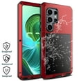 thumbnail image 4 of Dteck Case for Samsung Galaxy S25 Ultra,Heavy Duty Shockproof Rugged Case with Built-in Glass Screen Protector, 360 Full Body DustProof Protective Cover for Samsung Galaxy S25 Ultra, Red, 4 of 8