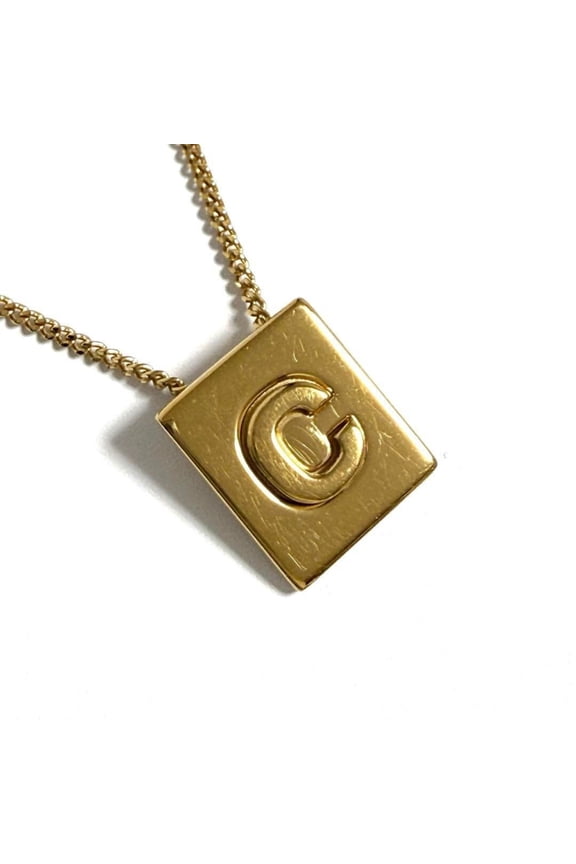 Pre-Owned Celine Women's Alphabet Necklace Pendant (Good)