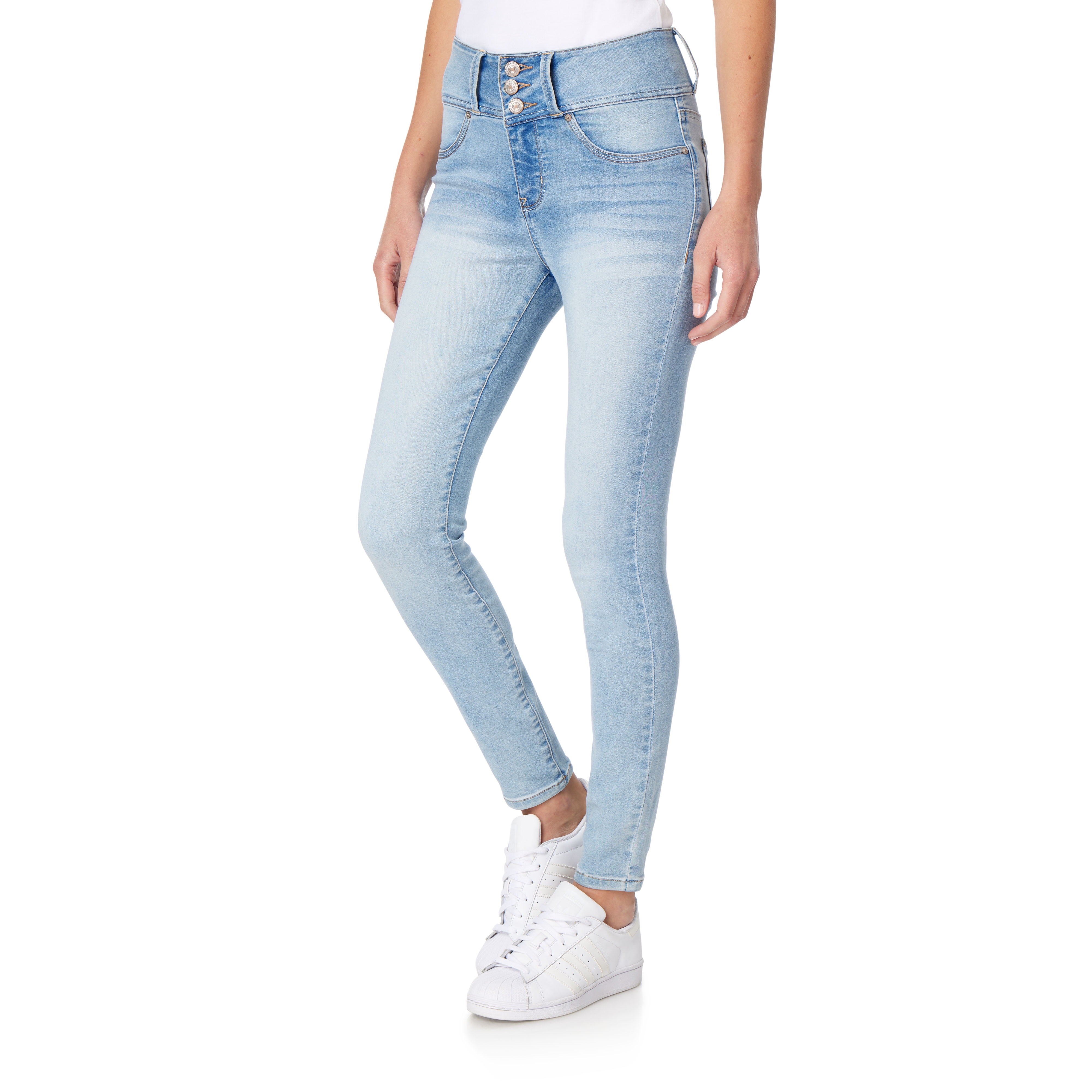 WallFlower Women's Sassy Skinny HighRise Insta Soft Juniors Jeans