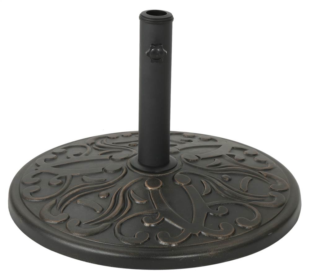 14.70 in. Outdoor Umbrella Holder in Hammered Dark Copper - Walmart.com