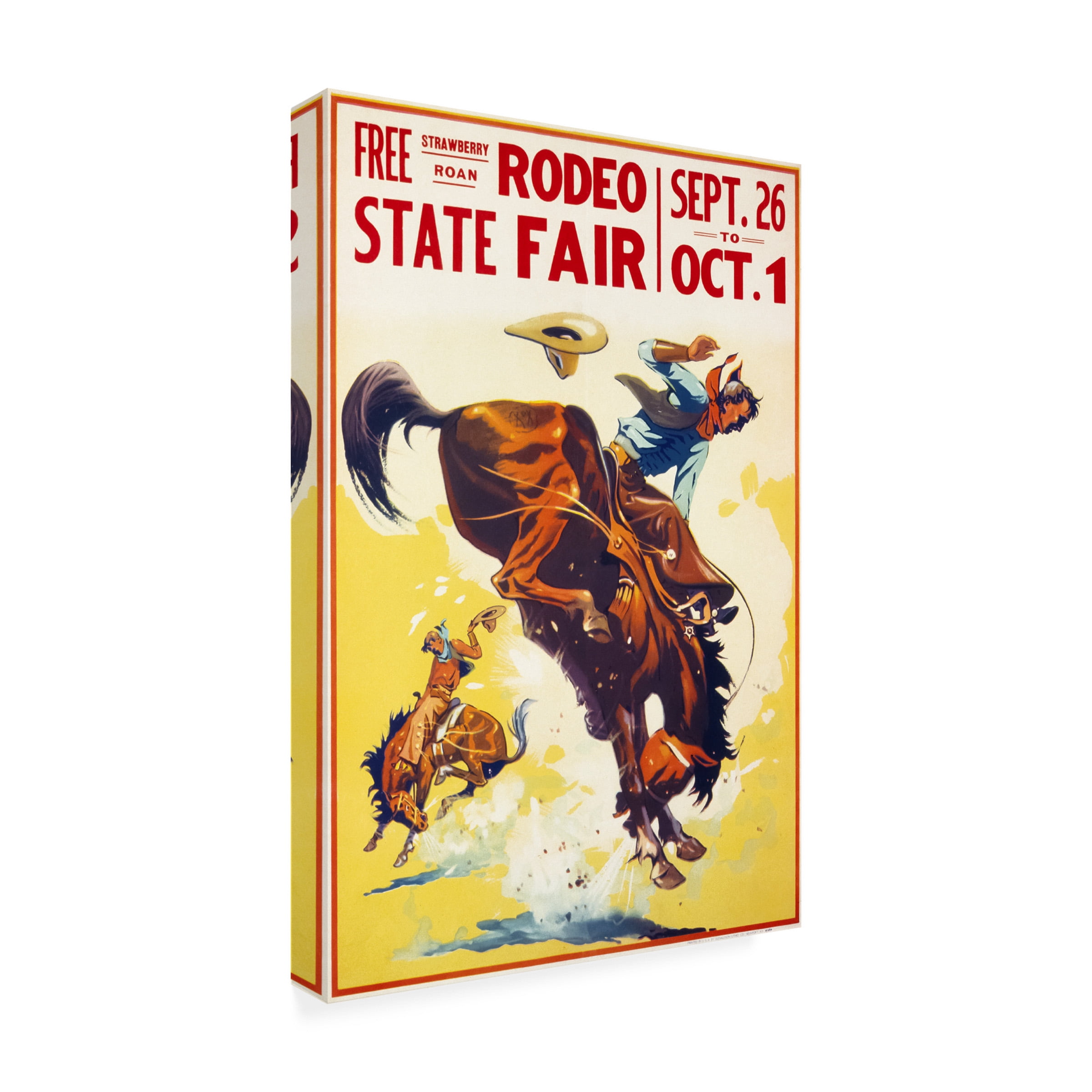 Print Collection 'Rodeo State Fair Roan' Canvas Art