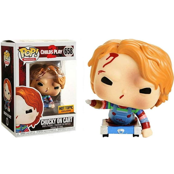 Funko Pop! Child's Play 2 Chucky On Cart #658 Hot Topic Exclusive Vinyl Figure