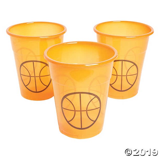 Basketball Disposable Cups