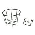 thumbnail image 4 of OULII 1Pcs Railing Planter Holder Black Iron Hanging Flower Pot 25.4X25.4Cm, 4 of 8