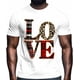 thumbnail image 2 of Camisetas casuales de manga corta con texto de amor para San Valentín para hombre, camisetas gráficas, 2 of 8