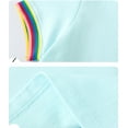 thumbnail image 5 of WIBACKER Summer Little Girl's Casual Cotton Dress Rainbow Short Sleeve A-lined Dresses 5T, 5 of 5