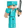 thumbnail image 3 of Minecraft Alex in Diamond Armor Figure, 3 of 6