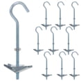 thumbnail image 1 of HEALEEP 10pcs Screw Ceiling Hook Hanger Iron for Heavy Duty Tools, 1 of 8