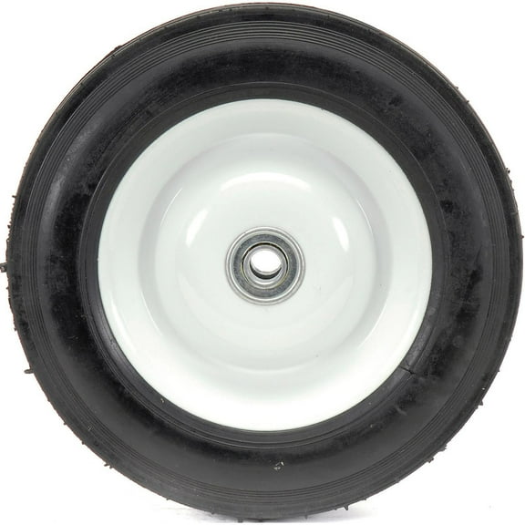 Marathon 00431 8 x 1.75 Semi-Pneumatic Ribbed Tread - 1.375"" Centered - 1/2"" B