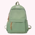 thumbnail image 5 of Nylon Fashion Backpack Casual Candy Color Solid Color Shopper Bag (Green), 5 of 5