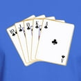 thumbnail image 3 of CafePress - Ace Clubs Flush T Shirt - Men's Classic Graphic Cotton T-Shirt, 3 of 4