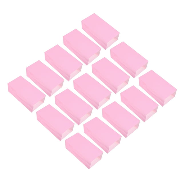 SEWCHICS Lot de 50 Sacs à Lunch Réutilisables en Papier Kraft Roses Rectangulaires pour Familles et Femmes 11.8x3.5x2.4in