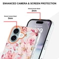 thumbnail image 4 of Case for Samsung Galaxy A14 4G Phone case, cute floral design, magnetic shockproof heavy-duty protection, 4 of 6