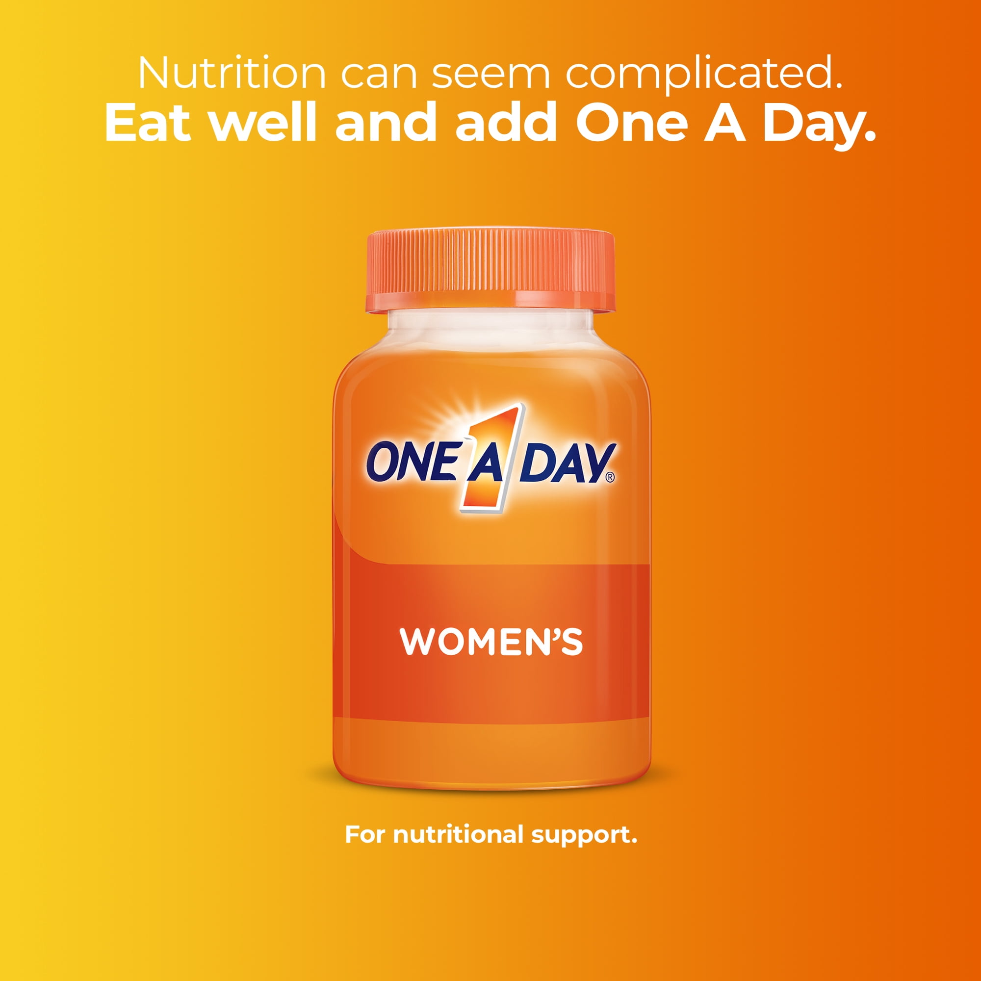 One A Day Women's VitaCraves Multivitamin Gummies, Supplement with Vitamins A, C, E, B6, B12, Calcium, and Vitamin D, 70 ct.