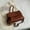 Brown, variant on PU Leather Shoulder Bag For Women Vintage Wide Strap Crossbody Bag Large Capacity Alligator print Designer ladies Handbag Tote