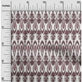 thumbnail image 1 of oneOone Organic Cotton Poplin Twill Fabric Ogee Ikat Decor Fabric Printed BTY 42 Inch Wide, 1 of 4