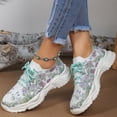 thumbnail image 5 of Sopiago Walking Shoes Women Women Running Shoes Lightweight Breathable Slip on Sneakers Casual Comfortable Workout Shoes Athletic Green,40, 5 of 6