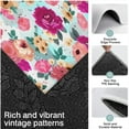 thumbnail image 3 of Pioneer Flower Floral Print Pattern Kitchen Rugs Sets Of 3,Kitchen Runner Rugs Non Skid Washable,Decorative Kitchen Floor Mats for Kitchen,Sink,Laundry,17"x30"+ 17"x47" + 17"x59", 3 of 6