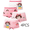 Combination E, variant on LYMAYTER 4PCS Cotton Underwear for Toddler Little Girls Cute Soft Breathable Comfortable Daily Wear Panties