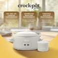 thumbnail image 2 of Crock-Pot 7 Quart Cook and Carry Slow Cooker w/ Touch Control and Lid, Mushroom, 2 of 10