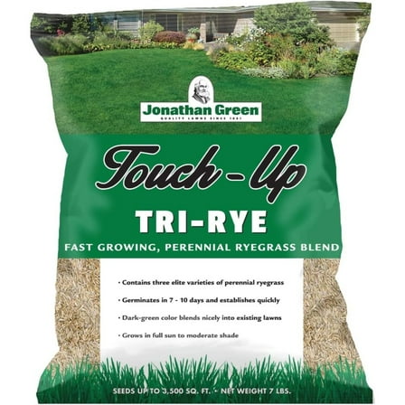 Jonathan Green Touch-Up TRI-RYE Perennial Ryegrass Blend, 7lb