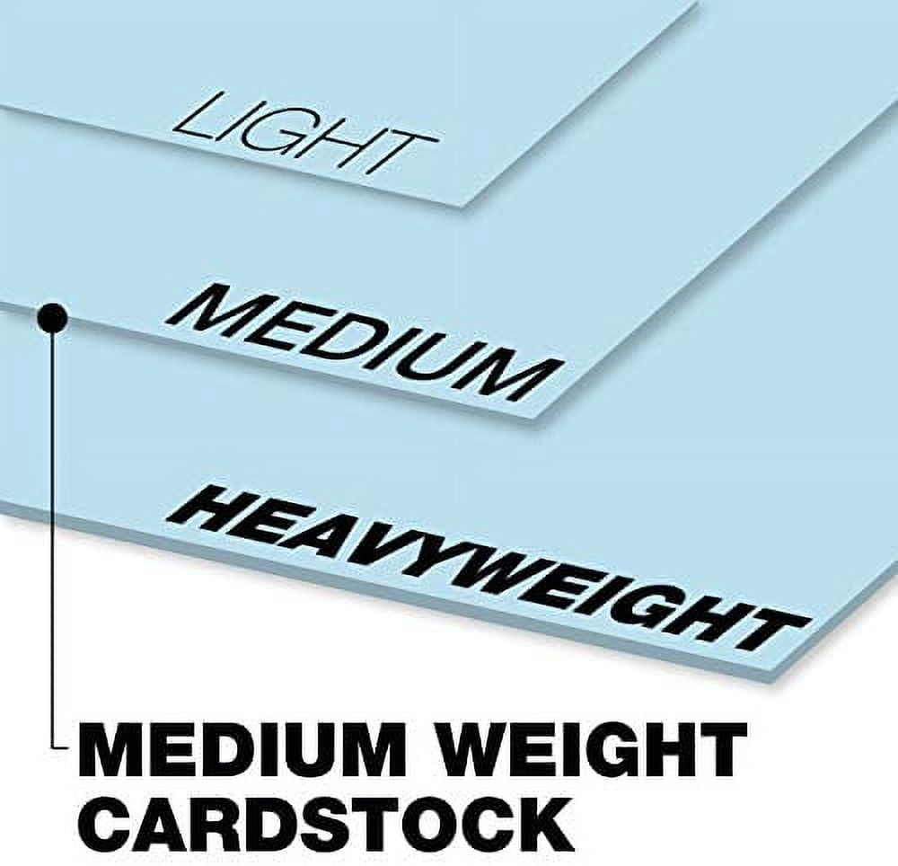 Springhill Blue Colored Cardstock Paper, 90lb Index, 163 gsm, 8.5 x 11 card stock, 10 Ream Case / 2,500 Sheets - Lightweight Cardstock with Smooth Finish (025100C)