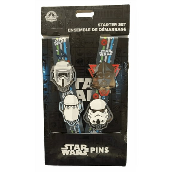 Disney Parks Star Wars Dark Side Pin Trading Starter Set New With Card